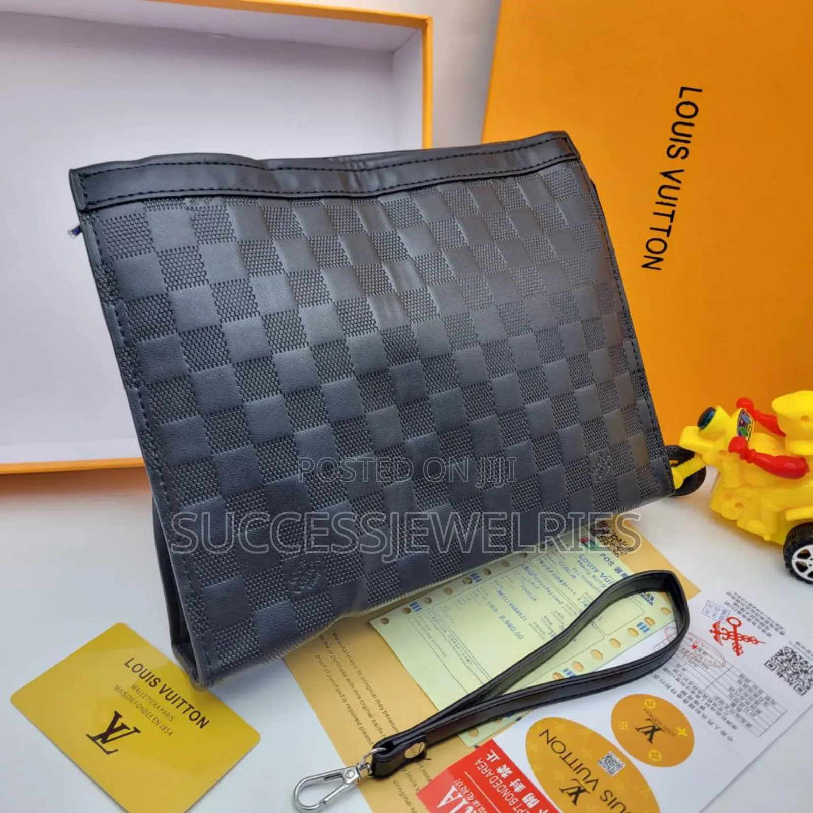 Men's Luxury Handbag. Gift Idea for Father's Day Comes Boxed