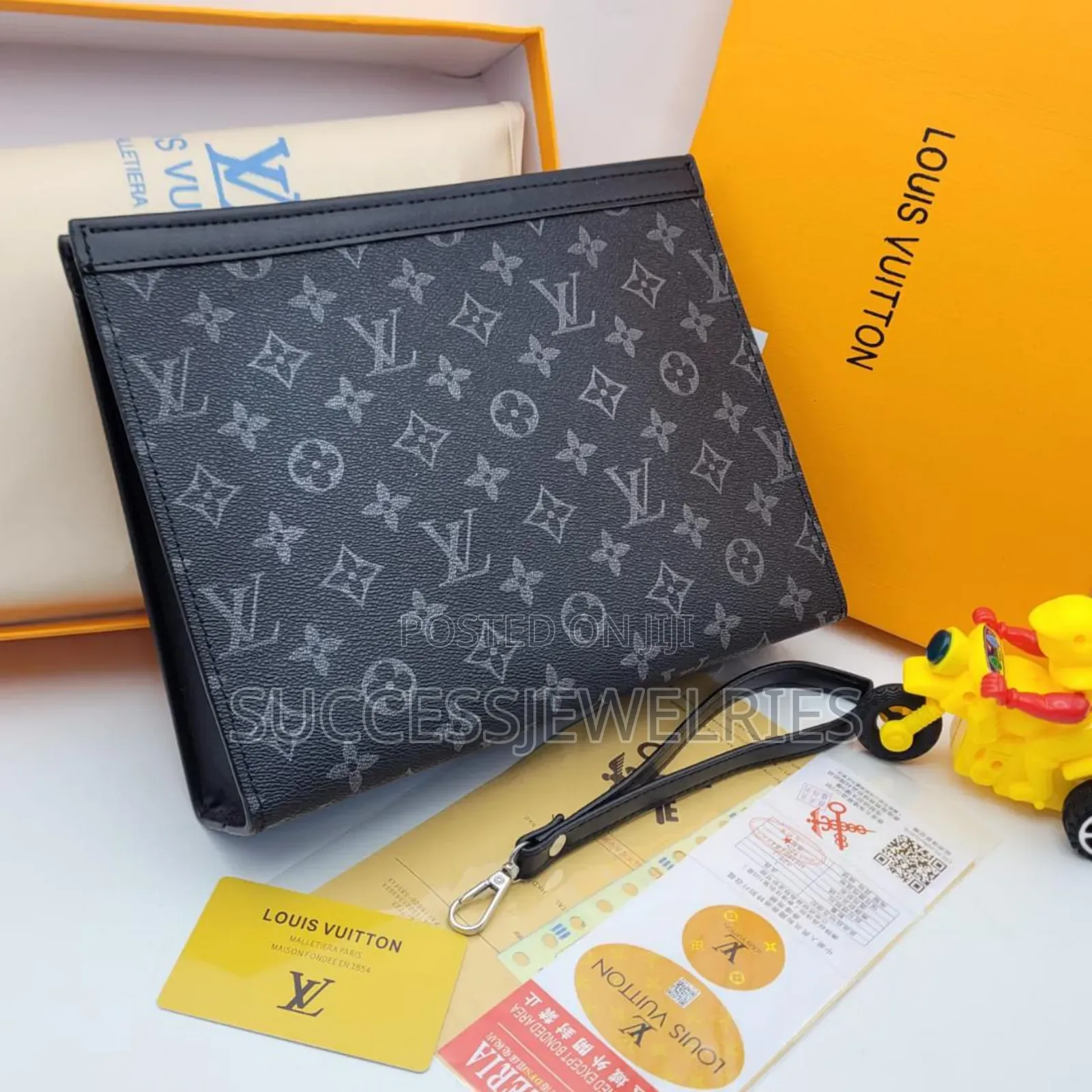 Men's Luxury Handbag. Gift Idea for Father's Day Comes Boxed