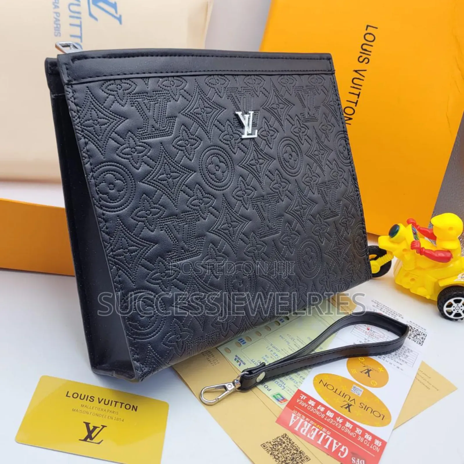 Men's Luxury Handbag. Gift Idea for Father's Day Comes Boxed
