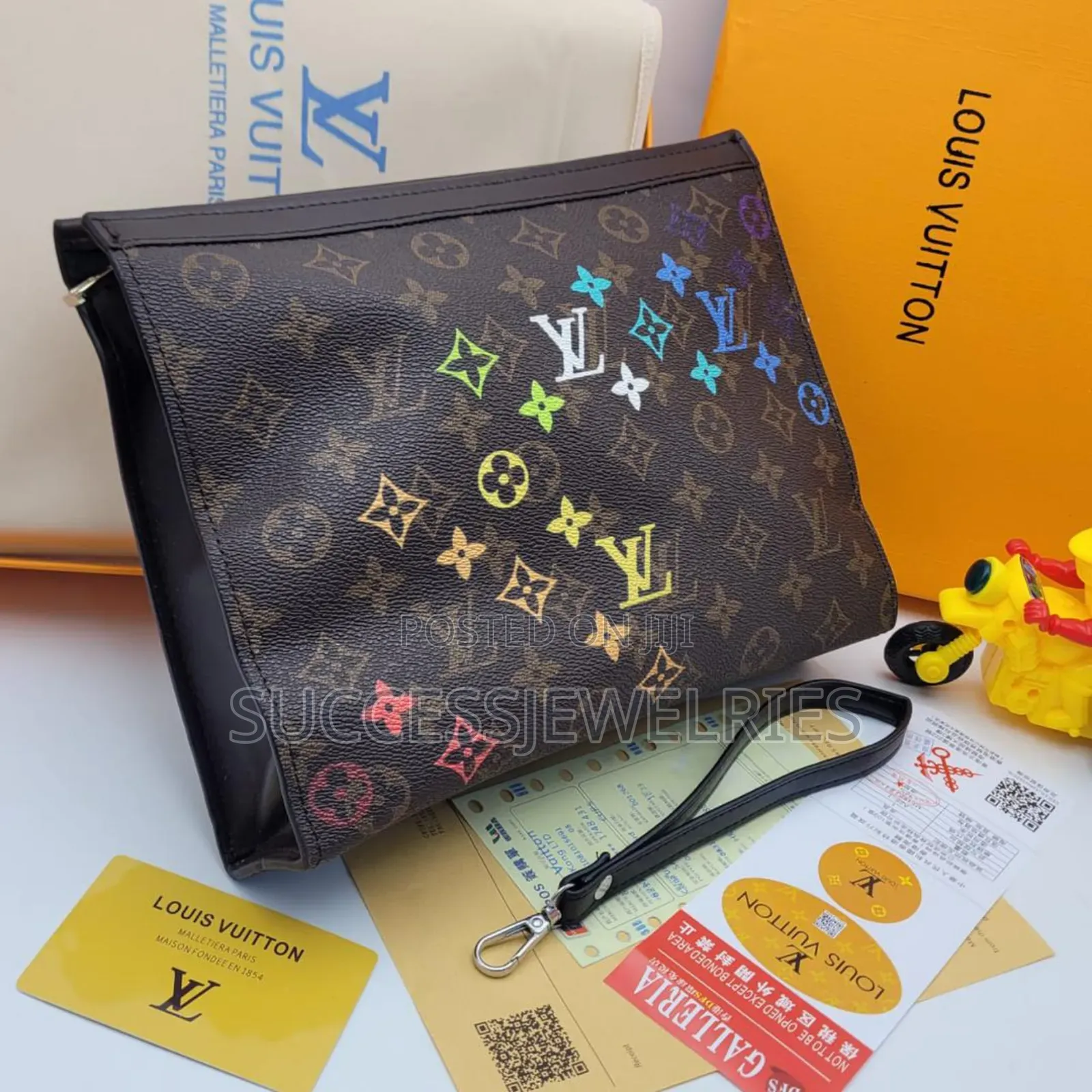 Men's Luxury Handbag. Gift Idea for Father's Day Comes Boxed