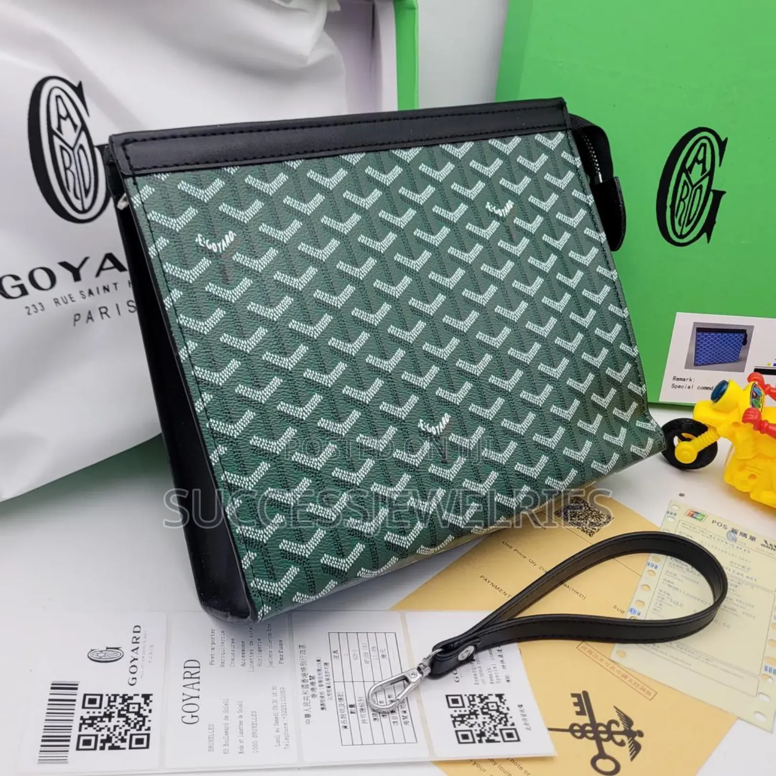Men's Luxury Handbag. Gift Idea for Father's Day Comes Boxed