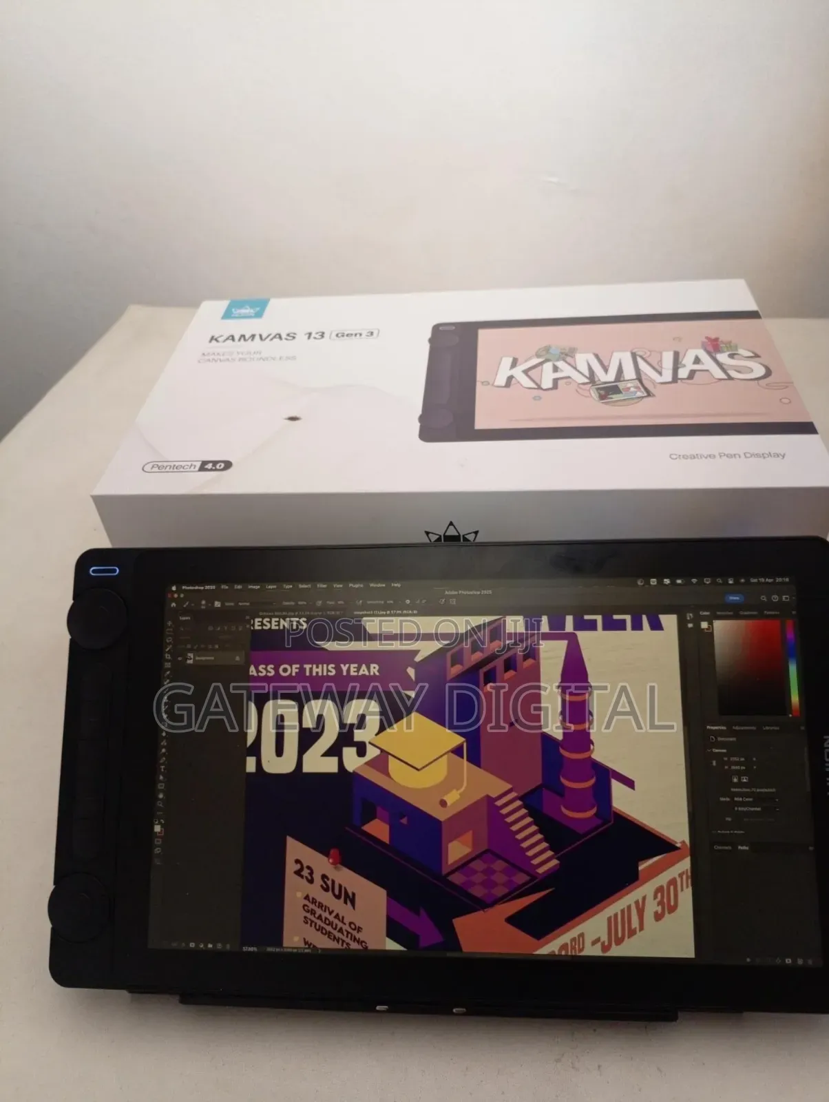 2024 Huion Kamvas 13 (Gen 3) Drawing Tablet With Screen,13.3
