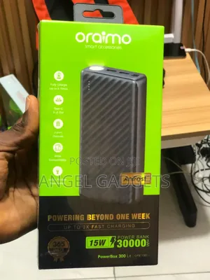 Oraimo 30000mah Super Quality Fast Charging Power Bank 15w