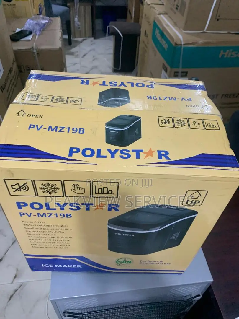 Make Ice With Polystar Ice Maker(Pv- Mz19b)