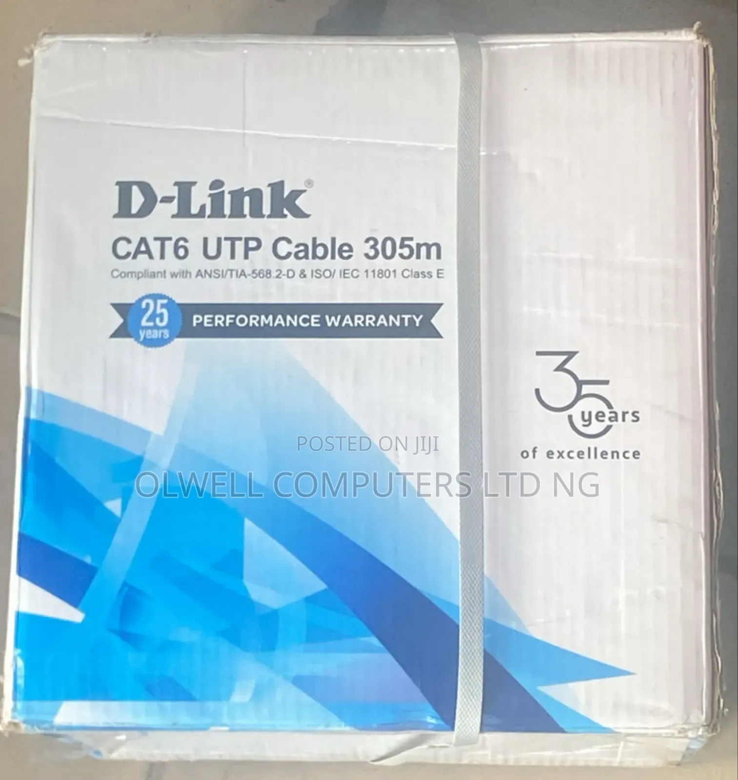 D-Link Cat6 100% Utp Pure Copper Network Cable 305m
