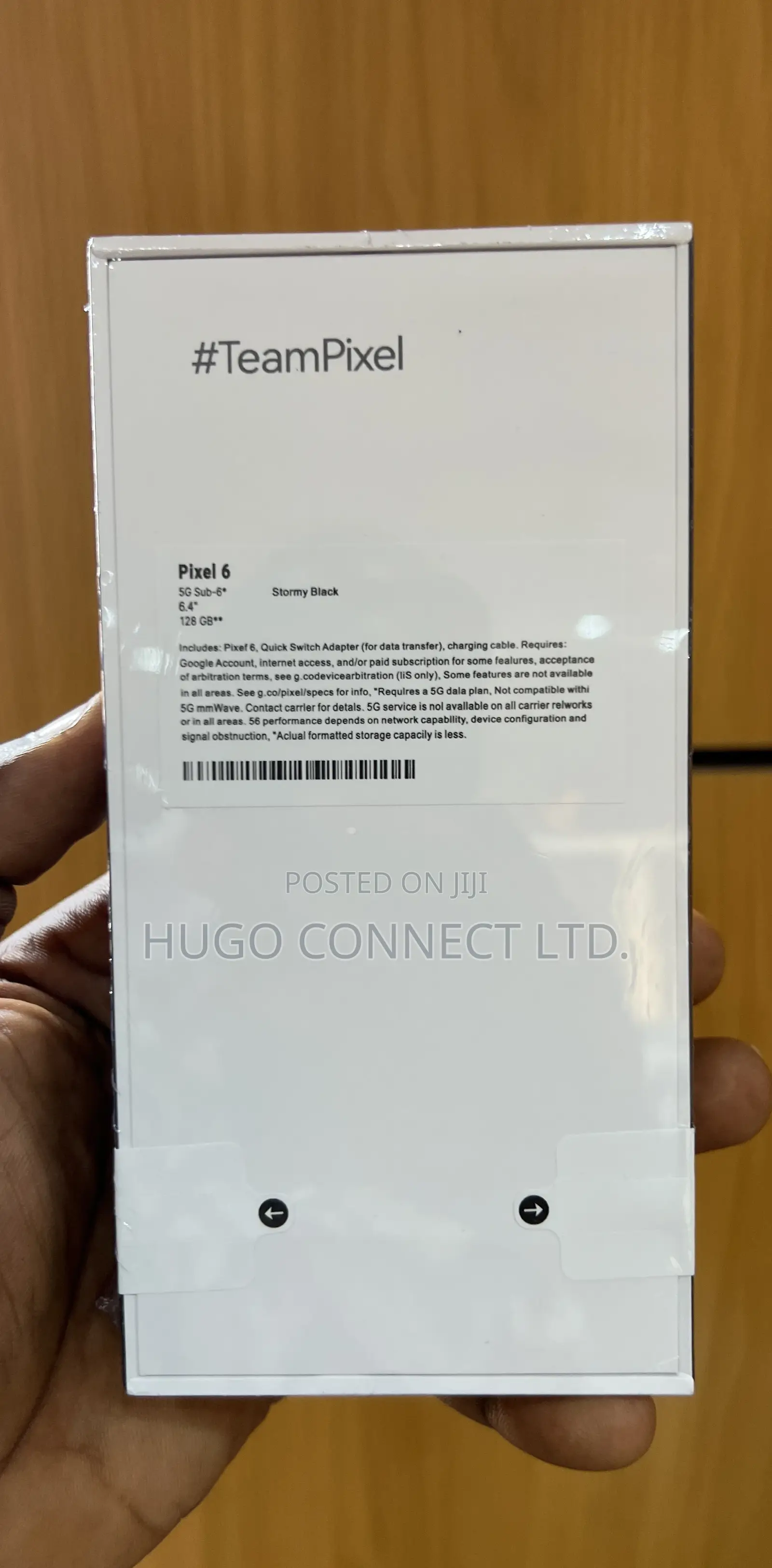 New Google Pixel 6 128 GB Black