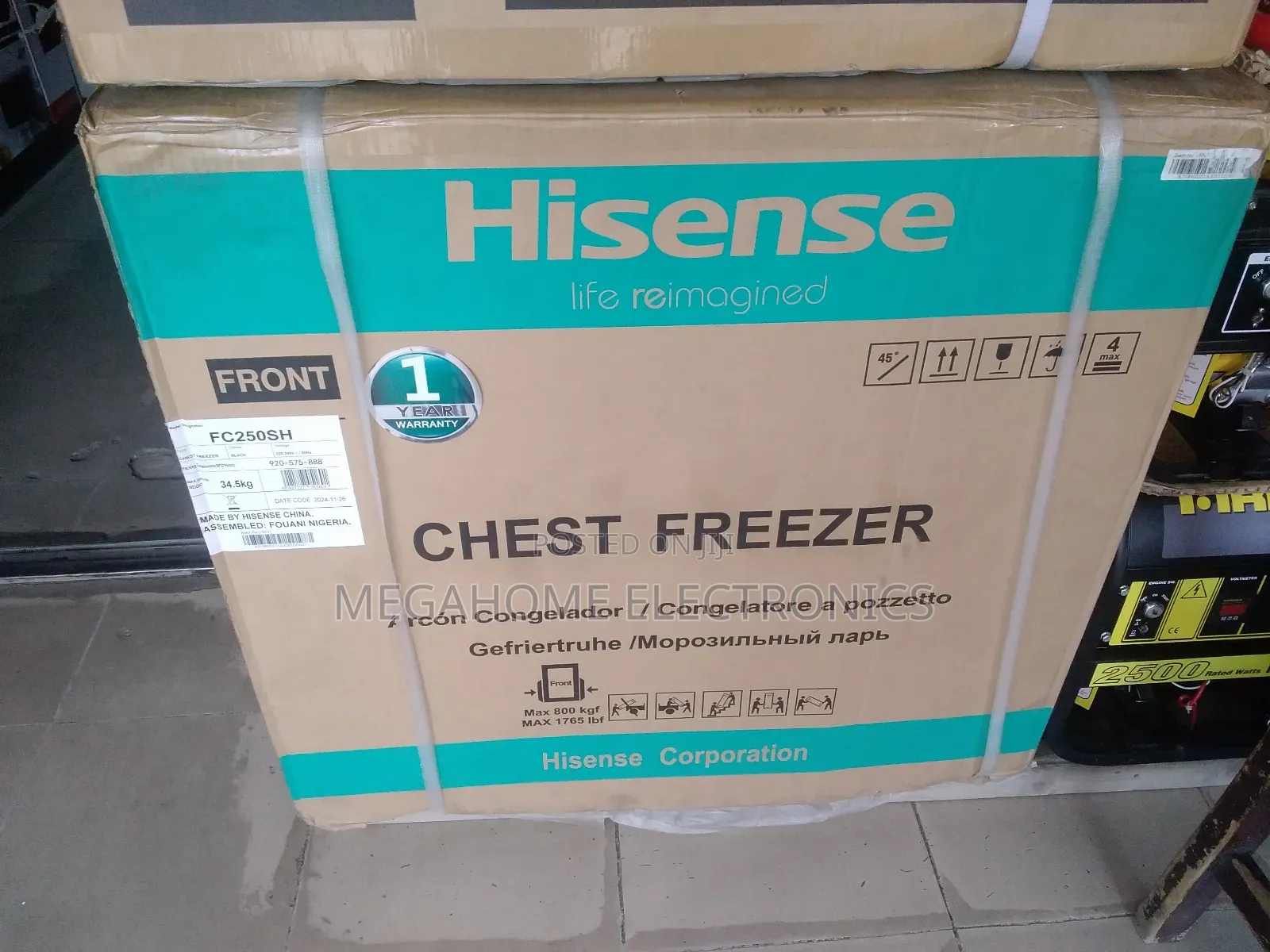 Hisense Chest Freezer 250sh