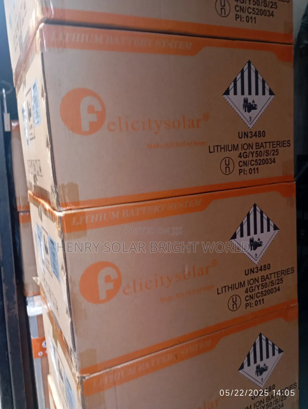 Felicity 5kwh 25.6v Lithium Battery