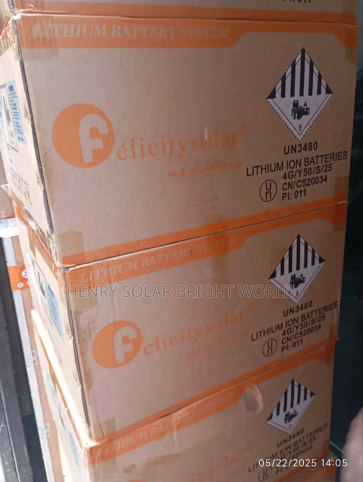 Felicity 5kwh 25.6v Lithium Battery