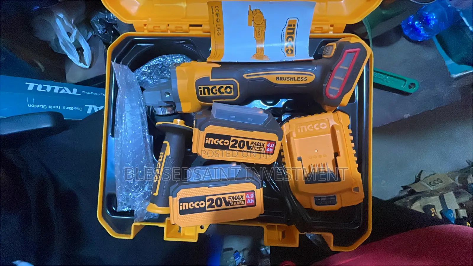 Ingco Cordless Grinding Machine 20v