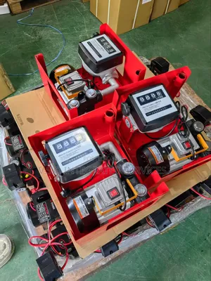 1" Electric and Battery Driven Transfer Pump With Counter