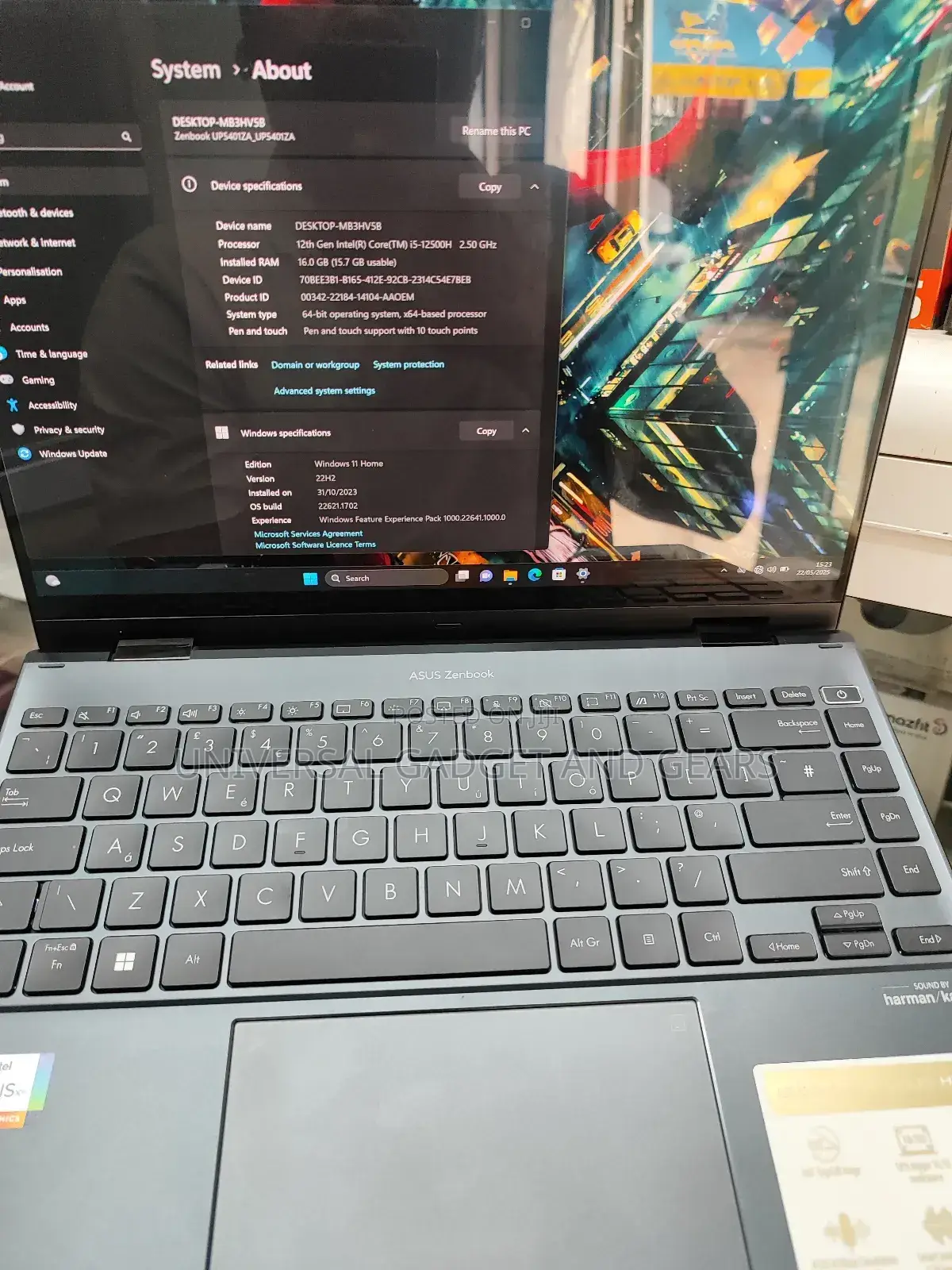 Laptop Asus 16GB Intel Core I5 SSD 512GB