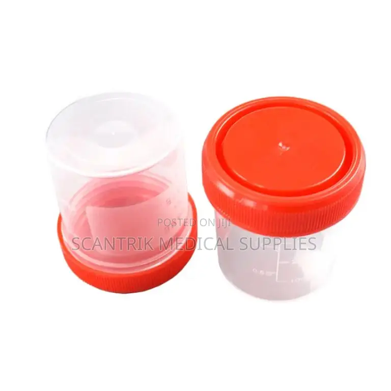 Urine Sample Jar With Label