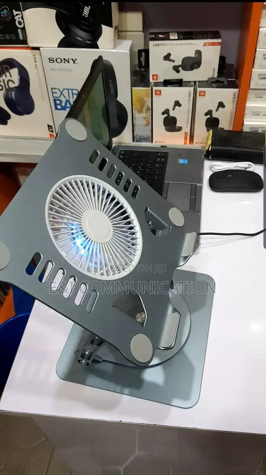 Laptop Stand With Cooling Fan.