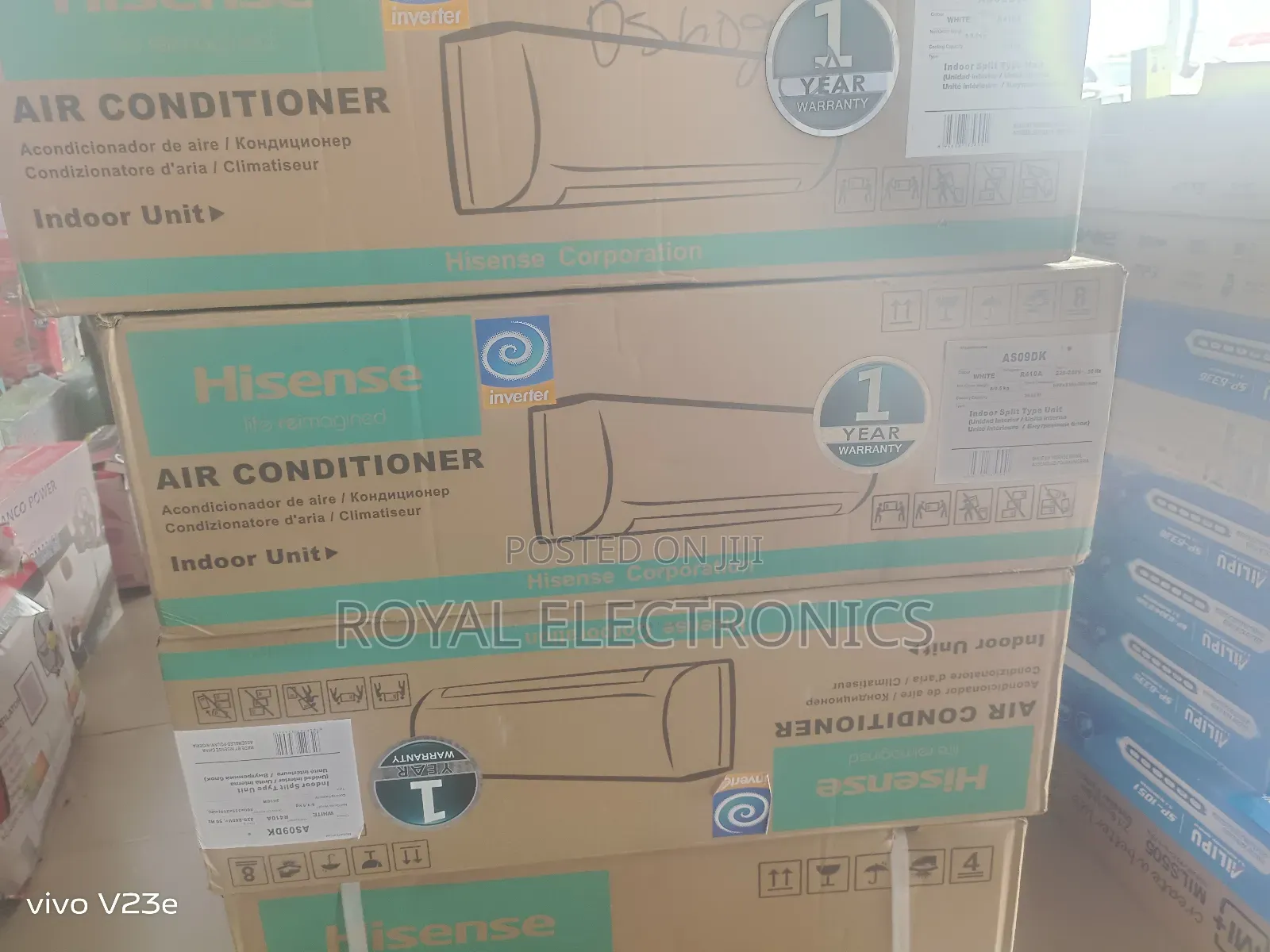 Hisense 1hp Inverter Split Unit Ac With Full Kit