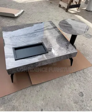 High Quality Marble Center Table With Side Stool