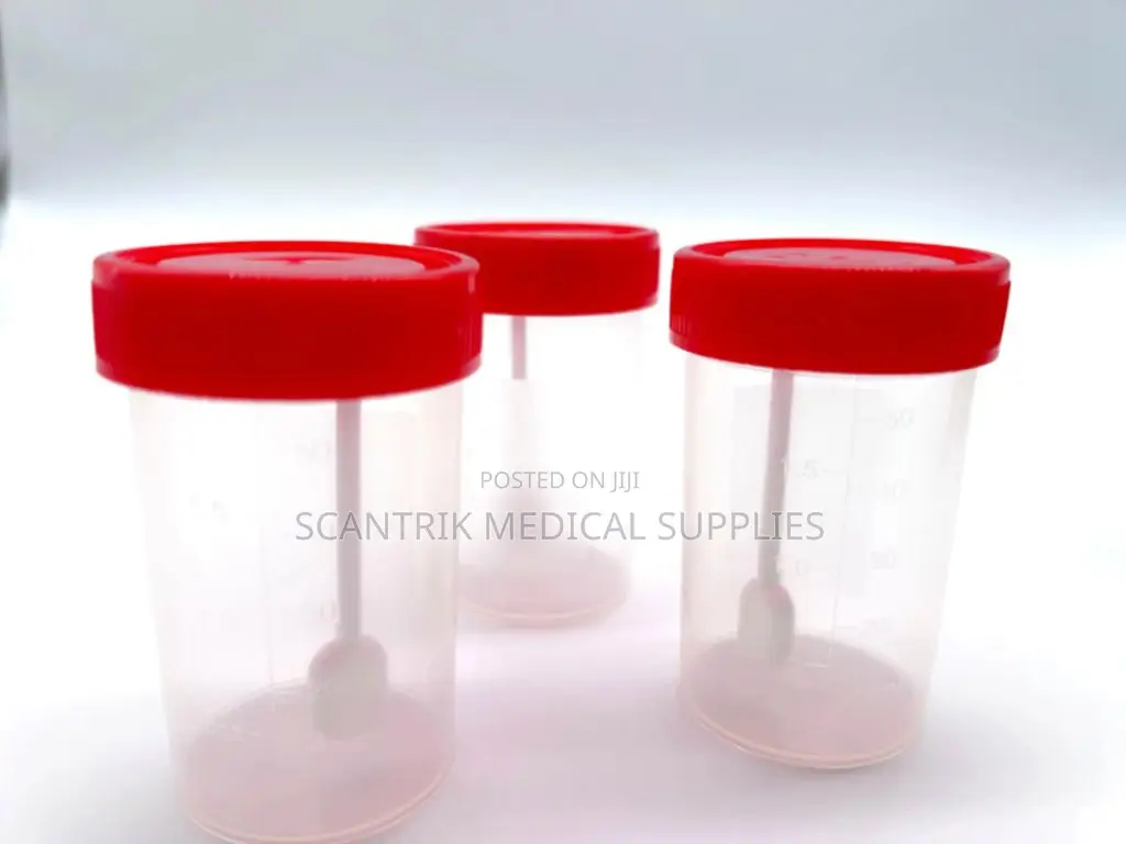 Labeled Pee Container