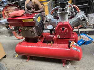 Industrial Mobile Air Compressor Double Tank Original One