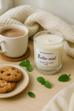 Buttermint Scented 200g Candle ( Coconut Soy Wax)