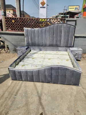 Luxury Padded King Size Bed.