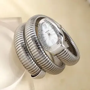 *Unique Snake Shaped Design Bracelet Watch