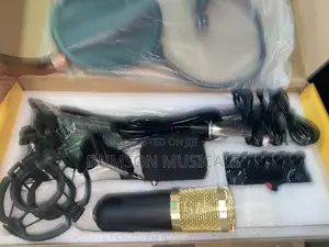 Studio Mic, Soundcard, and Puff Filter. Complete Gadgets