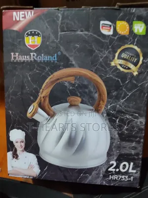 Haus Roland Whistling Kettle - 2l (Silver)