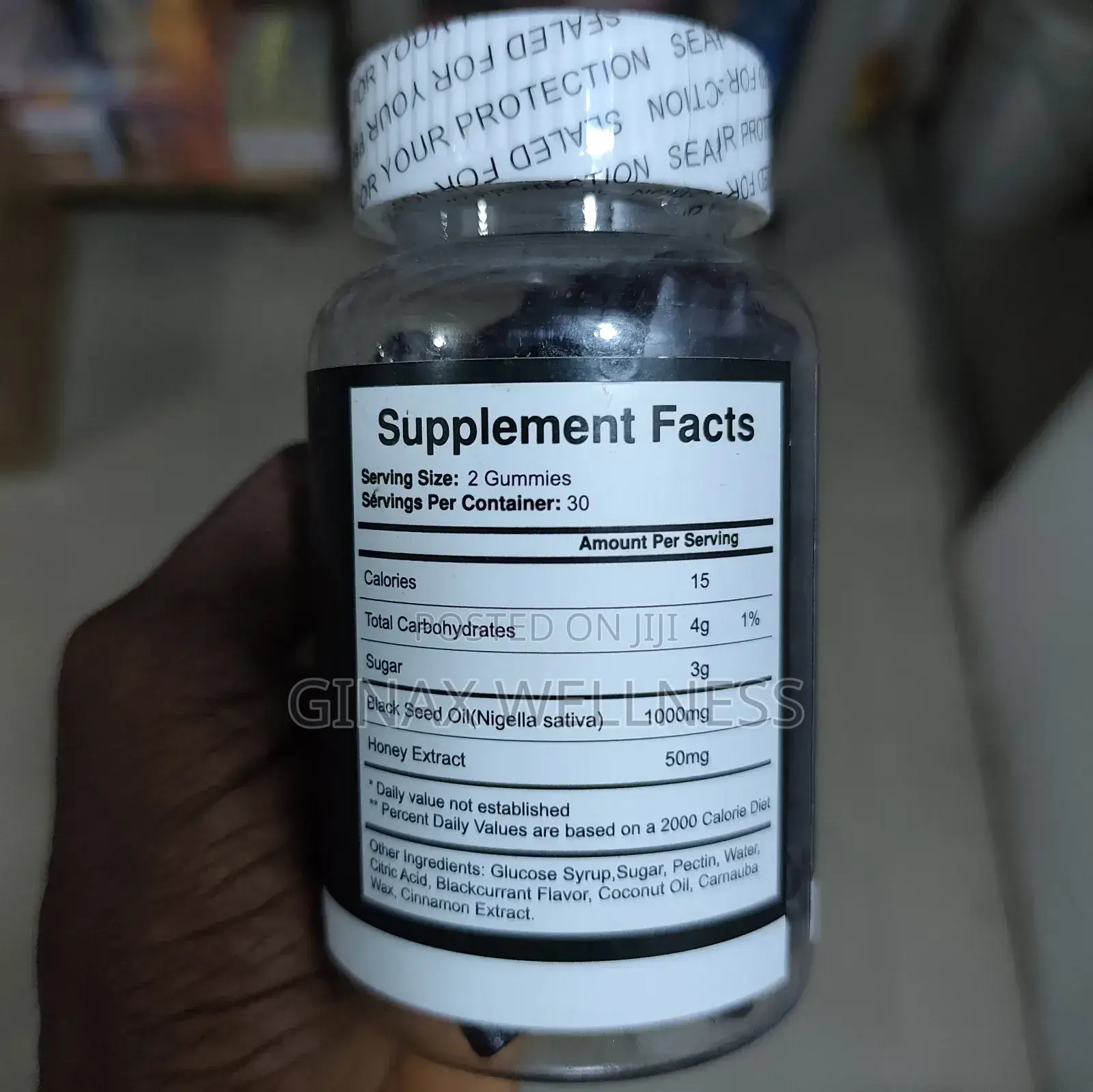Black Seed Oil Gummies With Honey Extract (1050mg)
