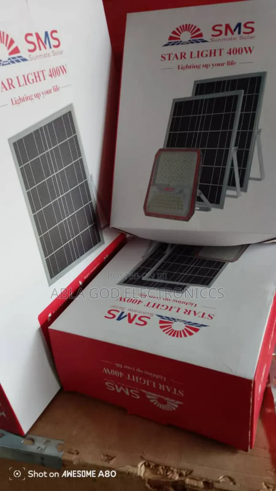 SMS 400w Star Flood Light Double Panel.