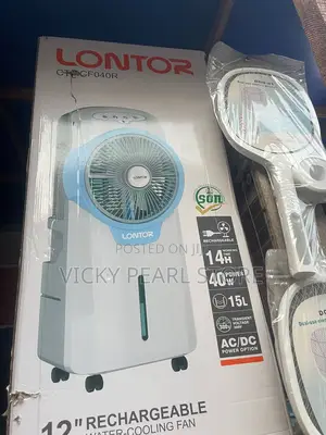 12inches Rechargeable Water Cooling Fan
