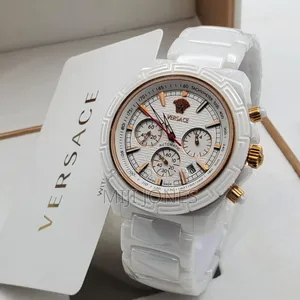 Photo - "Inspired by Versace: White Ceramic Chronograph Watch"