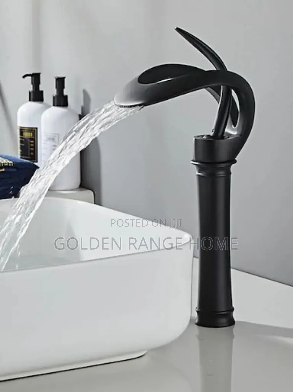 Matt Black Bathroom Sink Faucet