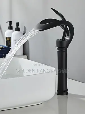 Matt Black Bathroom Sink Faucet