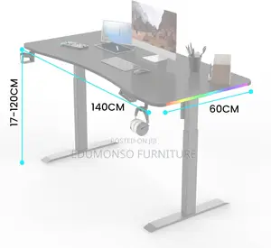 Electric Height Adjustable Gaming Standing Desk