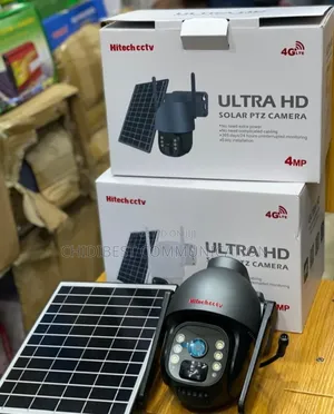 4mp PTZ Solar Security Cameras Single Lens