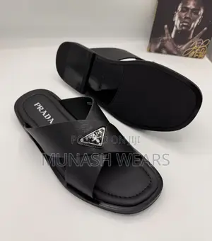 Prada Leather Slipers