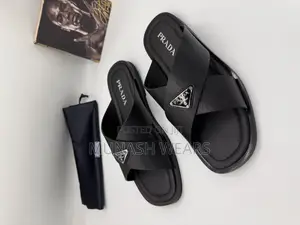 Prada Leather Slipers