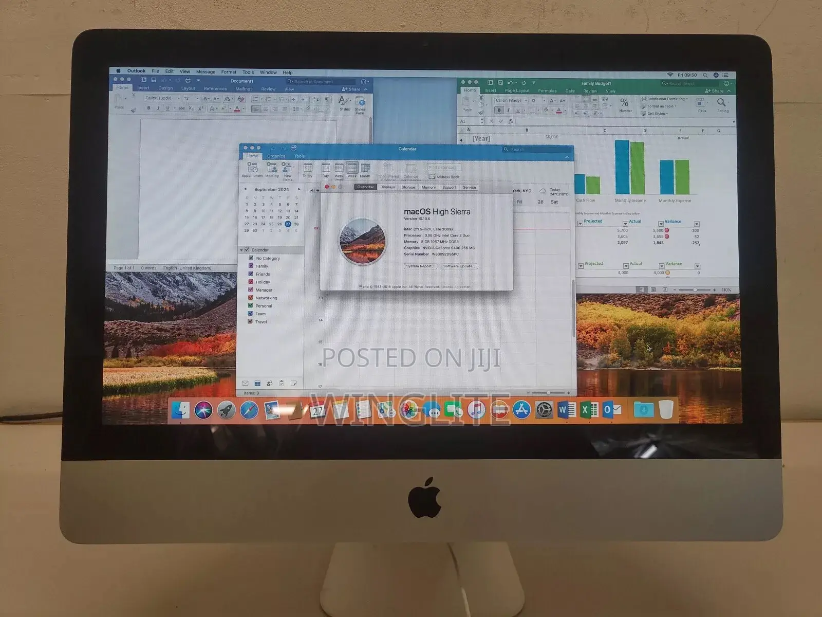 New Desktop Computer Apple iMac 4GB Intel Core I3 HDD 500GB