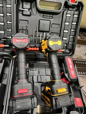 Tool Set High Torque Brushless Battery Impact Drills