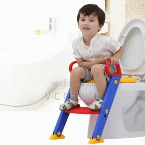 Plastic Baby Potty Toilet Training Foldable Potty Ladder