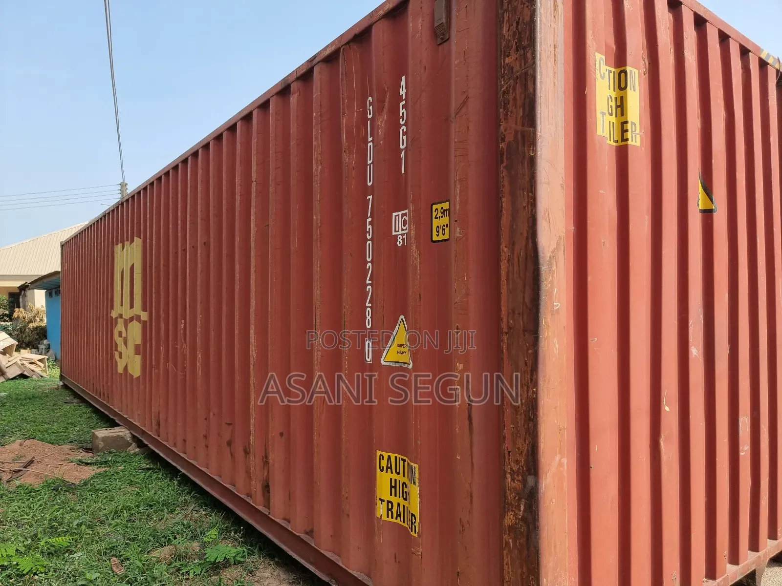 Clean Title 20ft Container With Genuine Documents
