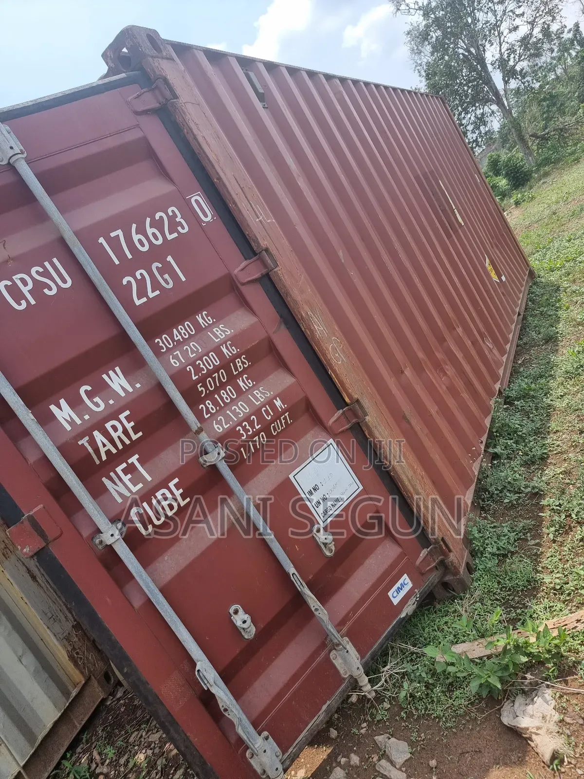 Clean Title 20ft Container With Genuine Documents