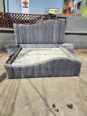 5ft Tall Padded 6by6 Bed With Executive Side Drawers.
