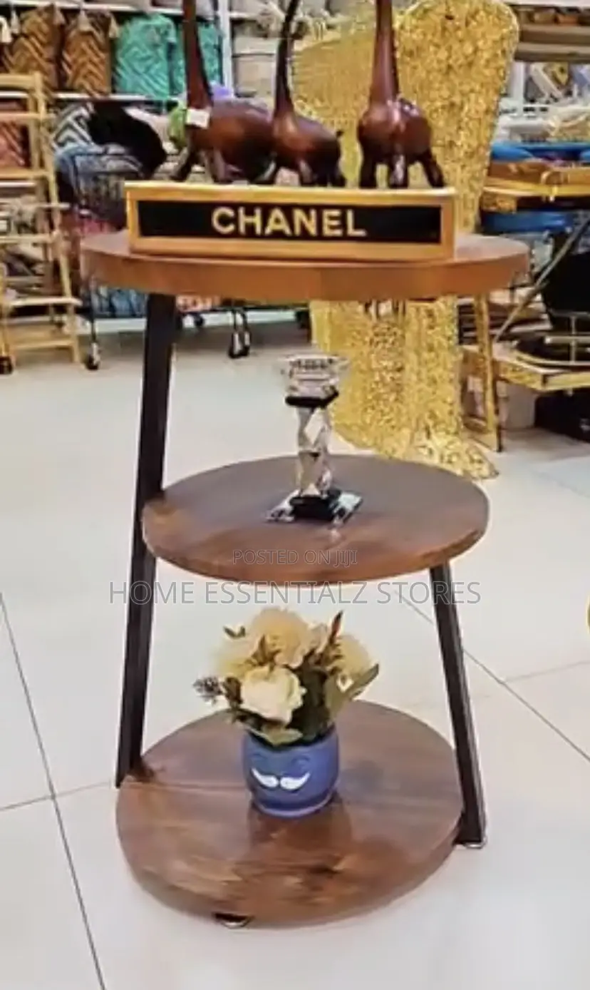 Three-Tier Decked Side Stool - Side Table