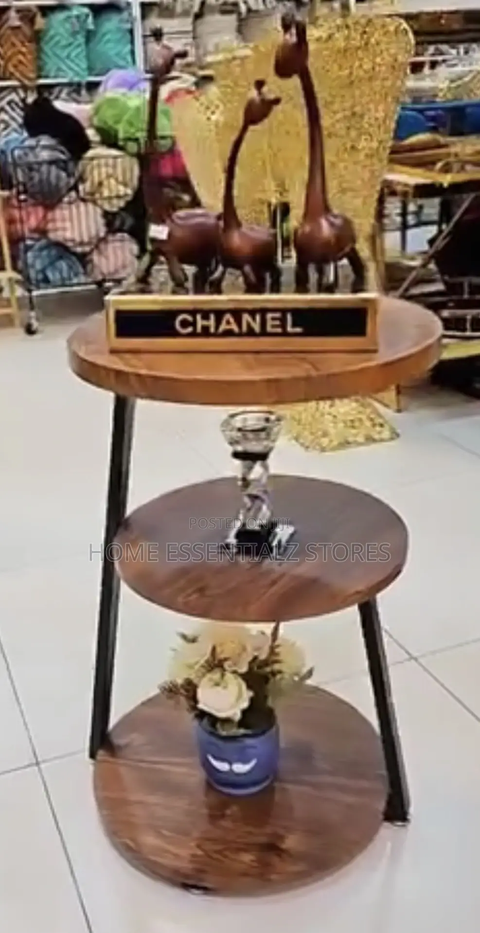 Three-Tier Decked Side Stool - Side Table