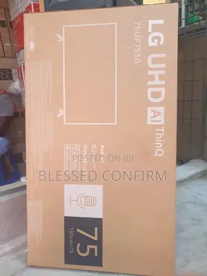 75" Tiny Frame Lg Smart Tv With Youtube and Netflix