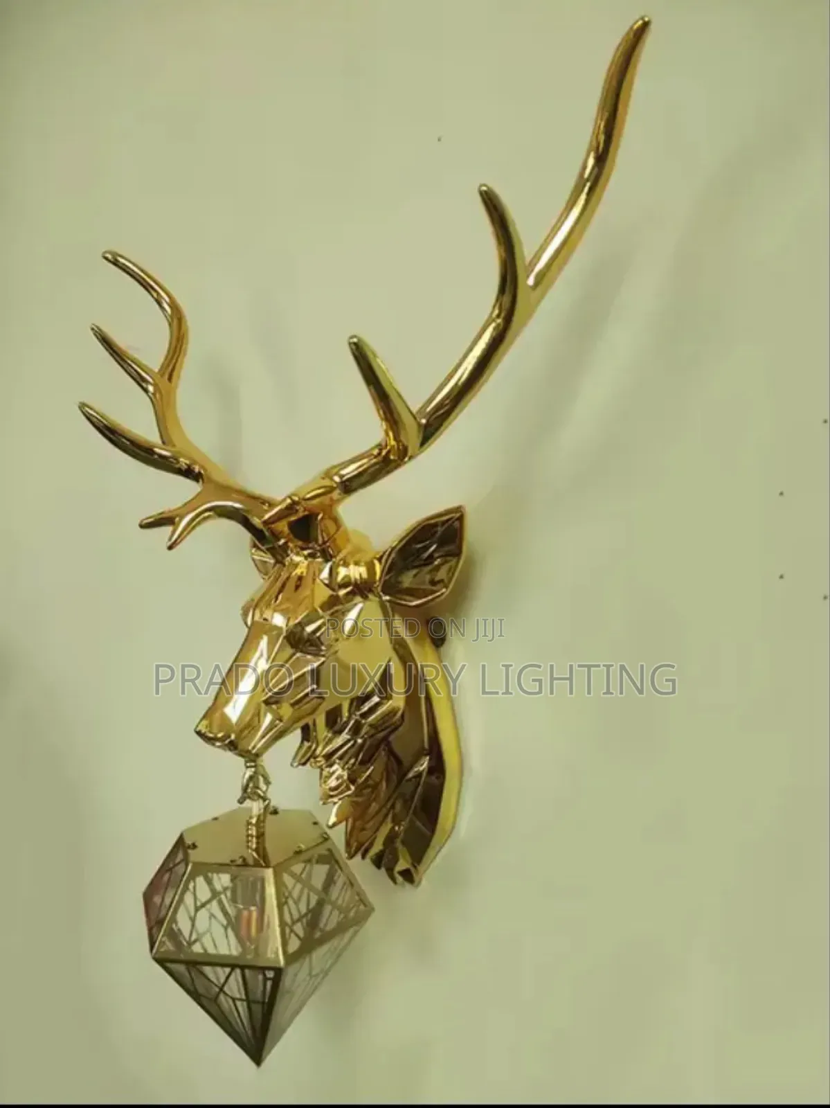 Nordic Deer Head Wall Lamp