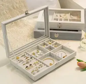 Jewelry Storage Box Earring Ring