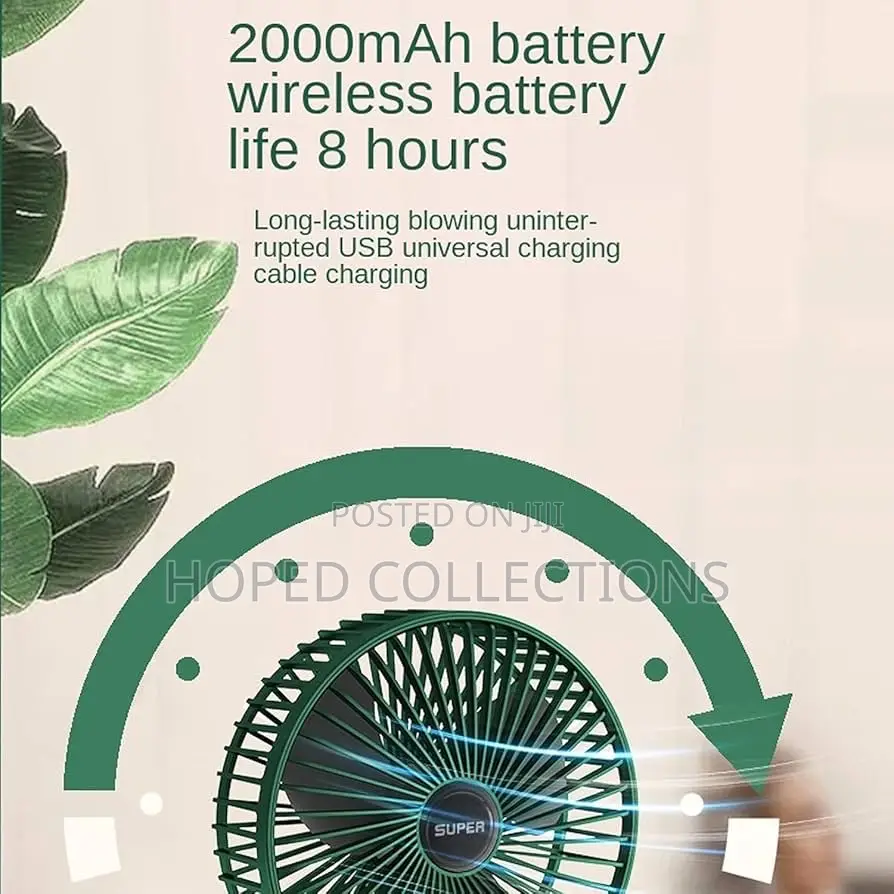 Mini Rechargeable Folding Fan
