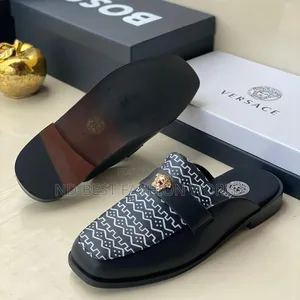 Versace Leather Half Shoe